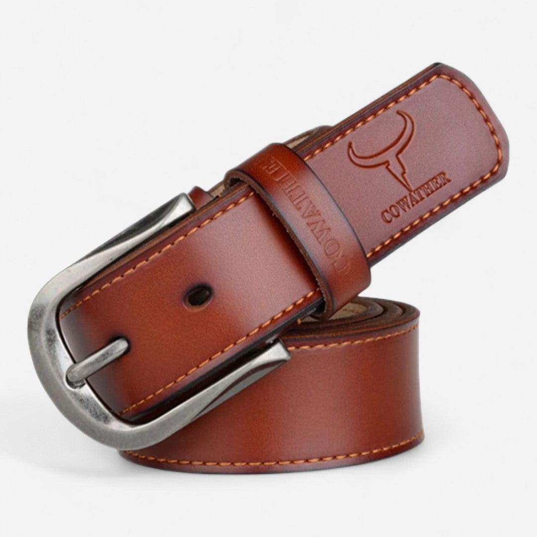 Ma boutique cognac / 100cm Ceinture cuir homme - Tigran