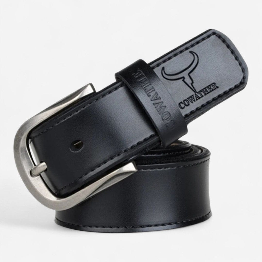 Ma boutique noir / 100cm Ceinture cuir homme - Tigran
