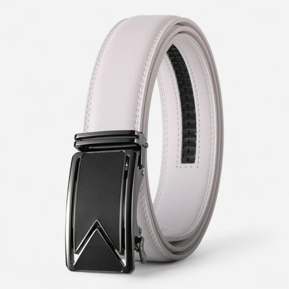 Maison de la Ceinture Blanc / 110cm Ceinture cuir homme - Varen