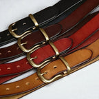 Maison de la Ceinture Ceinture cuir pleine fleur homme – Ravello