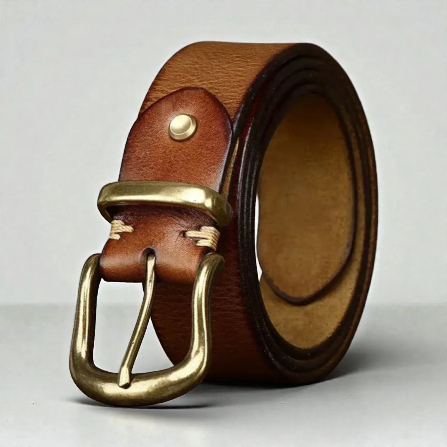 Maison de la Ceinture Ceinture cuir pleine fleur homme – Ravello