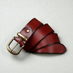 Maison de la Ceinture Ceinture cuir pleine fleur homme – Ravello