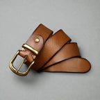 Maison de la Ceinture Ceinture cuir pleine fleur homme – Ravello