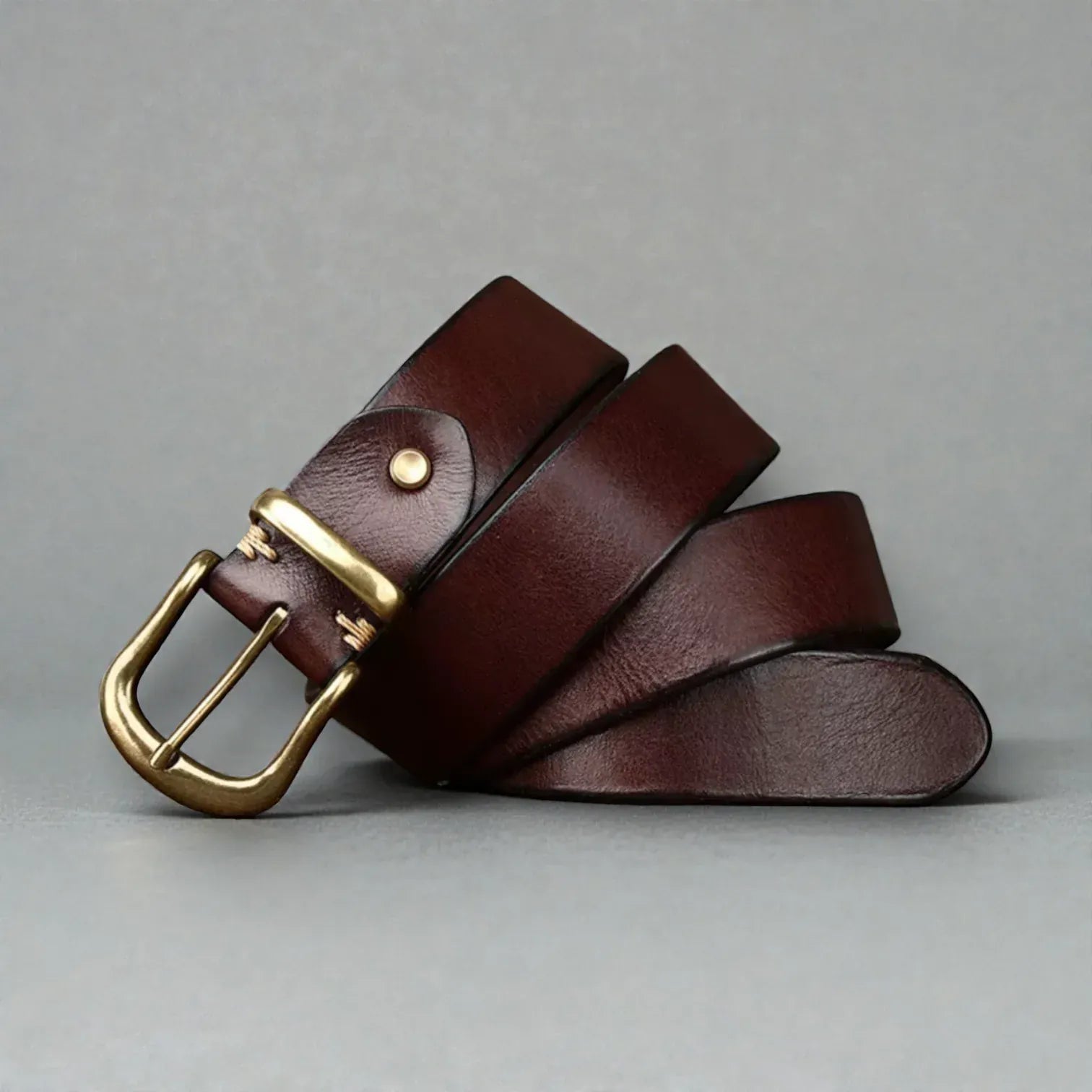 Maison de la Ceinture Ceinture cuir pleine fleur homme – Ravello