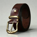Maison de la Ceinture Ceinture cuir pleine fleur homme – Ravello