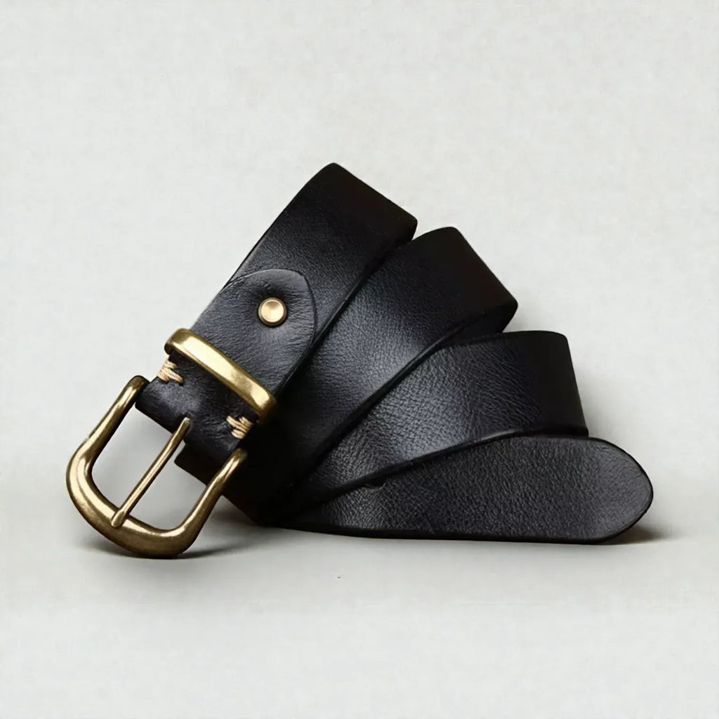 Maison de la Ceinture Ceinture cuir pleine fleur homme – Ravello