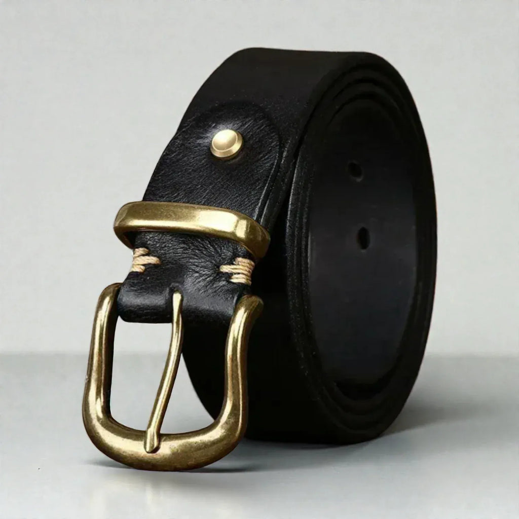 Maison de la Ceinture Ceinture cuir pleine fleur homme – Ravello