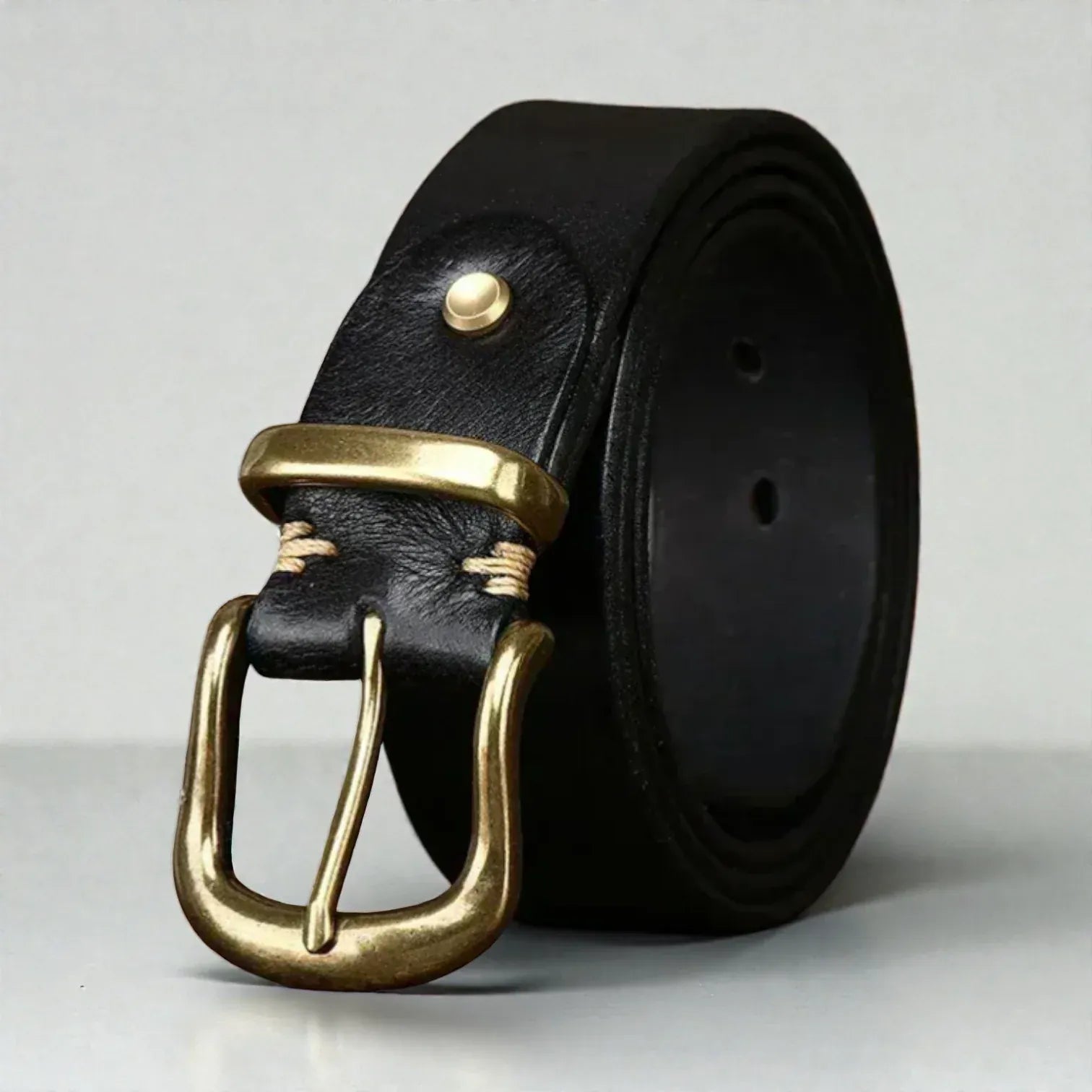 Maison de la Ceinture Ceinture cuir pleine fleur homme – Ravello