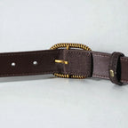 Maison de la Ceinture Ceinture cuir suédé femme – Velmora