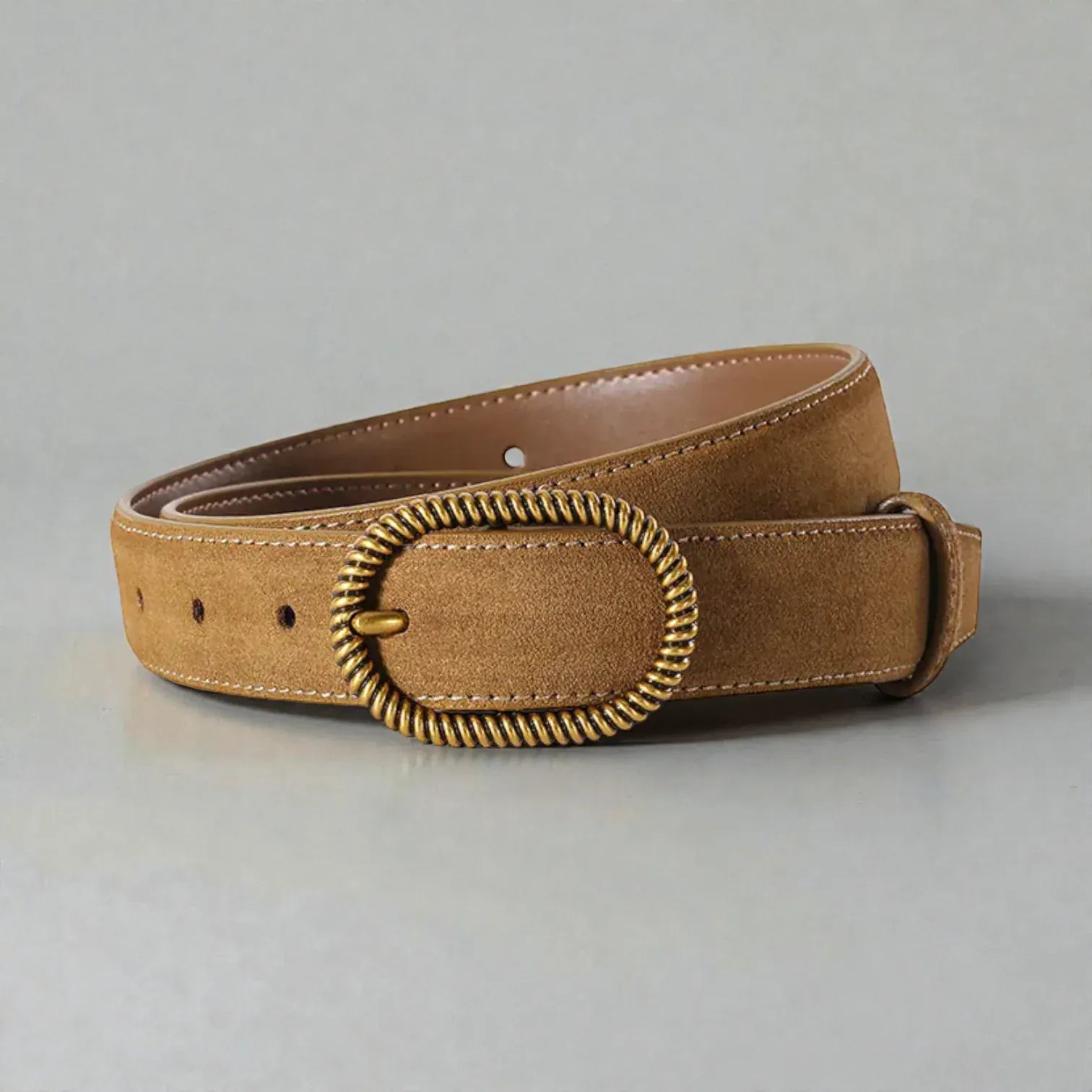 Maison de la Ceinture Ceinture cuir suédé femme – Velmora