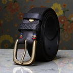 Maison de la Ceinture Ceinture cuir texturé homme – Serydan