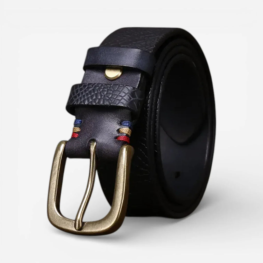 Maison de la Ceinture Ceinture cuir texturé homme – Serydan