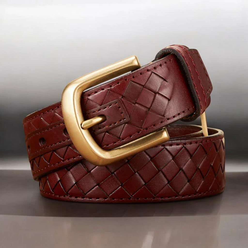 Maison de la Ceinture Ceinture cuir tressé homme - Veldor