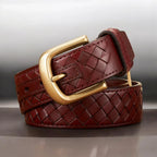 Maison de la Ceinture Ceinture cuir tressé homme - Veldor