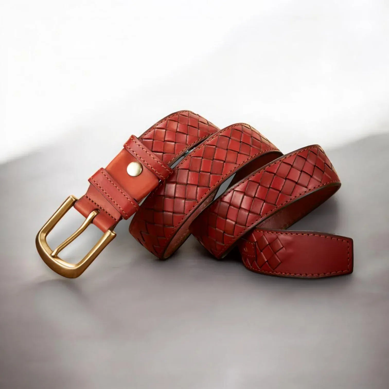 Maison de la Ceinture Ceinture cuir tressé homme - Veldor