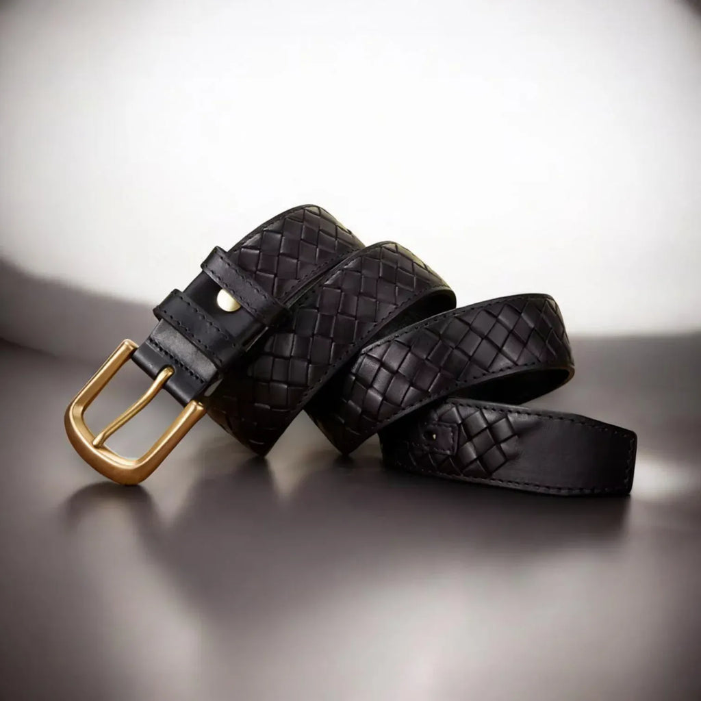 Maison de la Ceinture Ceinture cuir tressé homme - Veldor