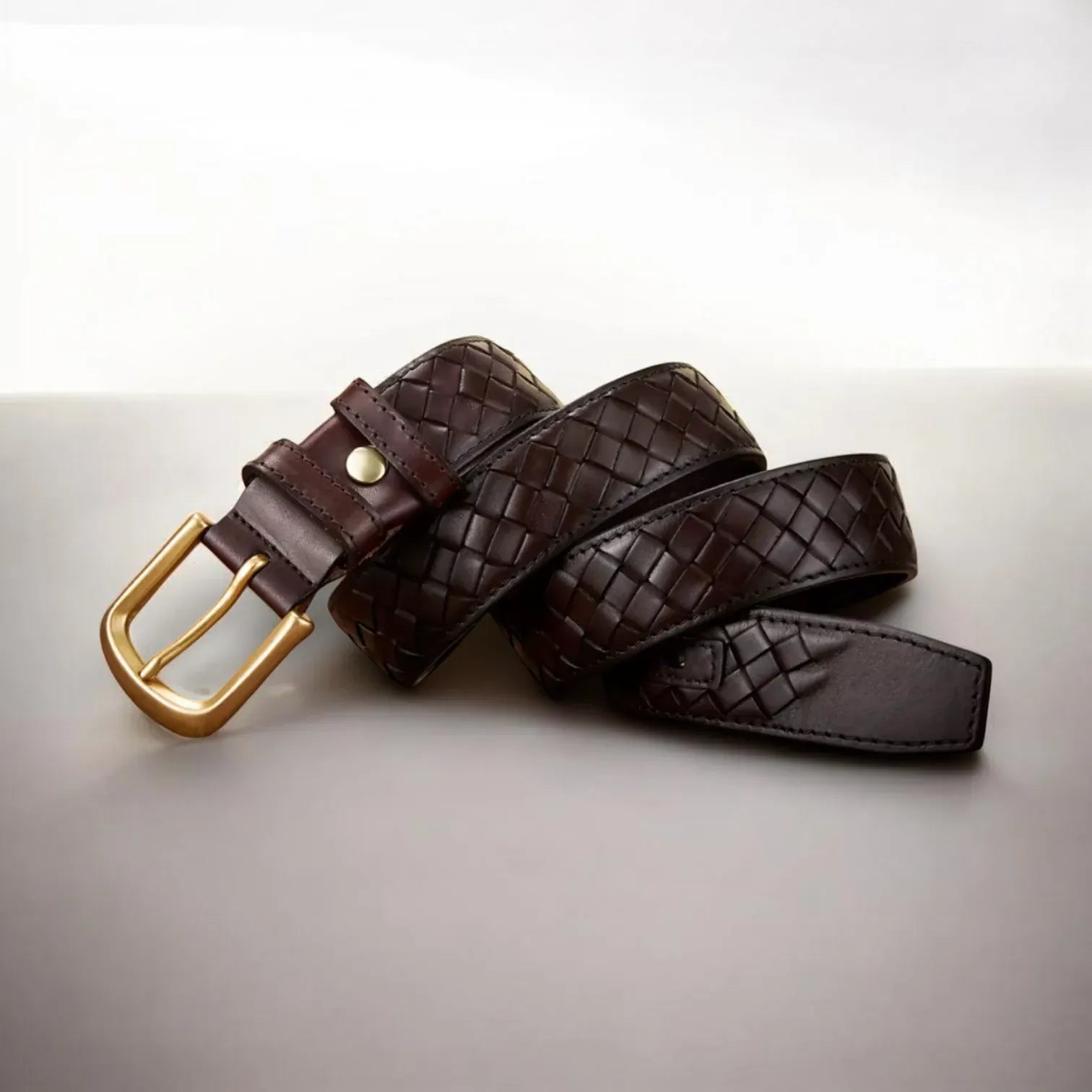 Maison de la Ceinture Ceinture cuir tressé homme - Veldor