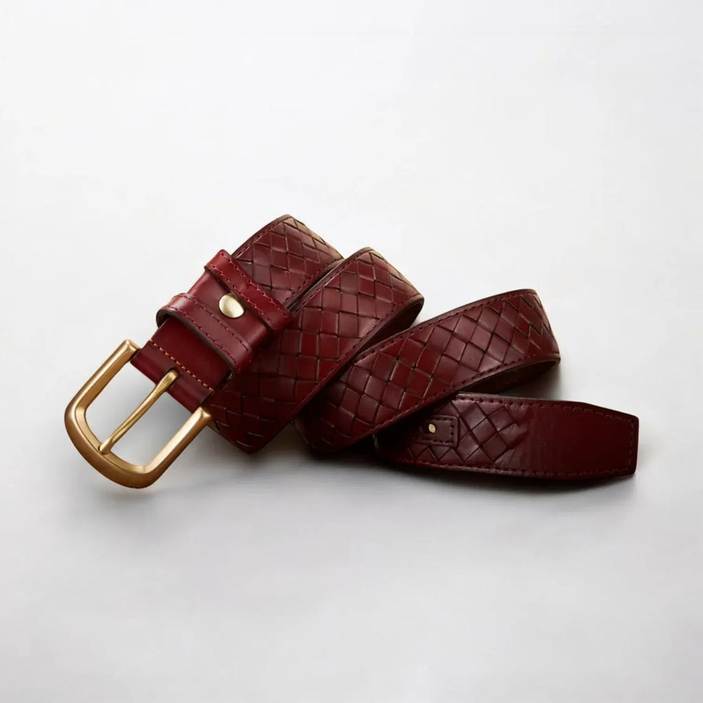 Maison de la Ceinture Ceinture cuir tressé homme - Veldor
