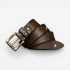 Maison de la Ceinture Café / 105cm Ceinture cuir vintage homme – Karsen
