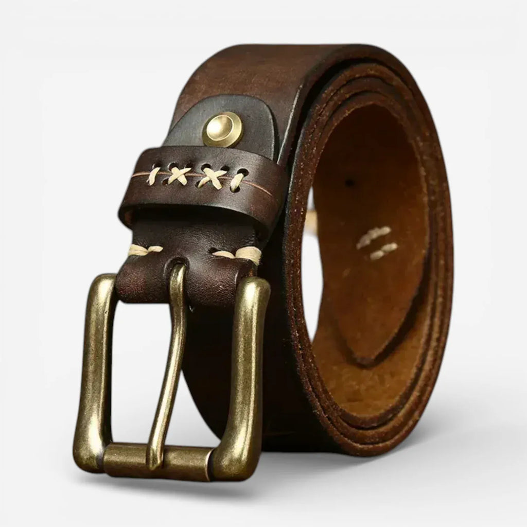 Maison de la Ceinture Ceinture cuir vintage homme – Karsen