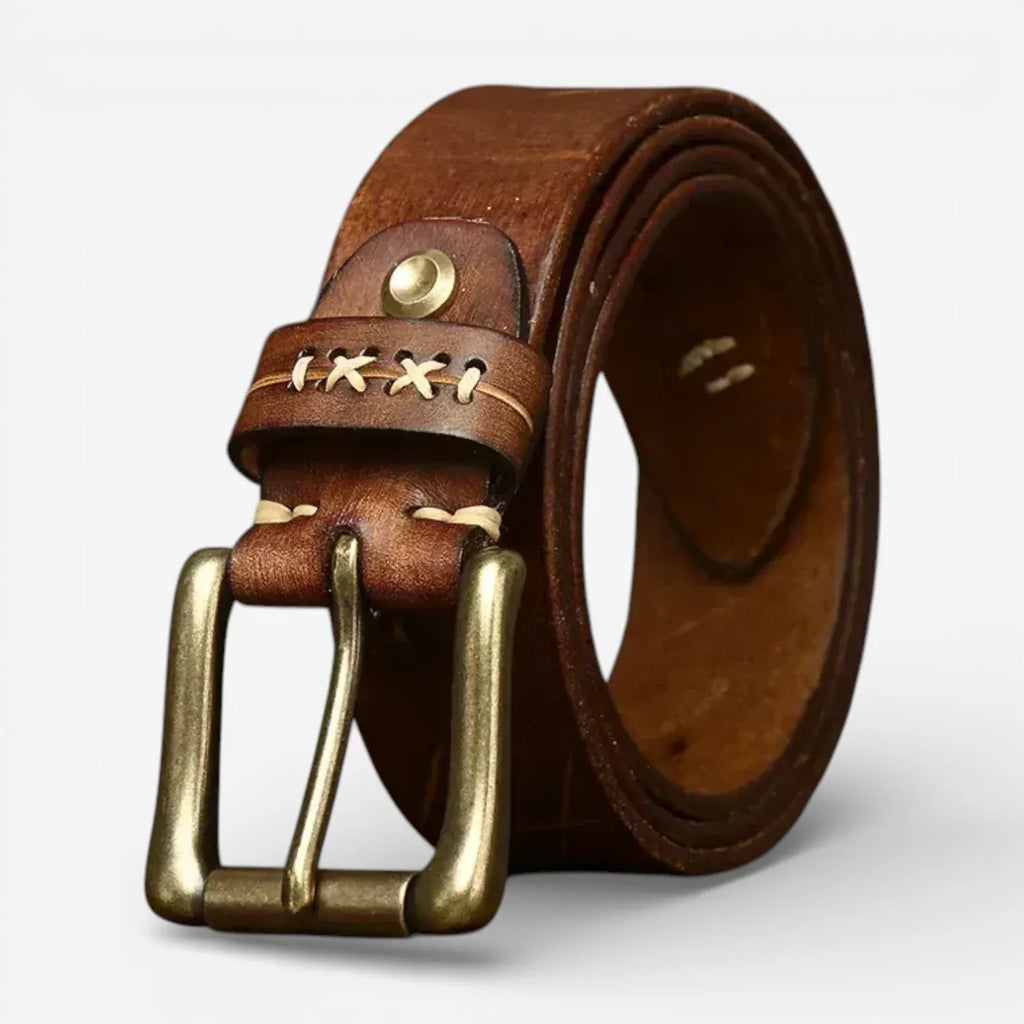 Maison de la Ceinture Ceinture cuir vintage homme – Karsen