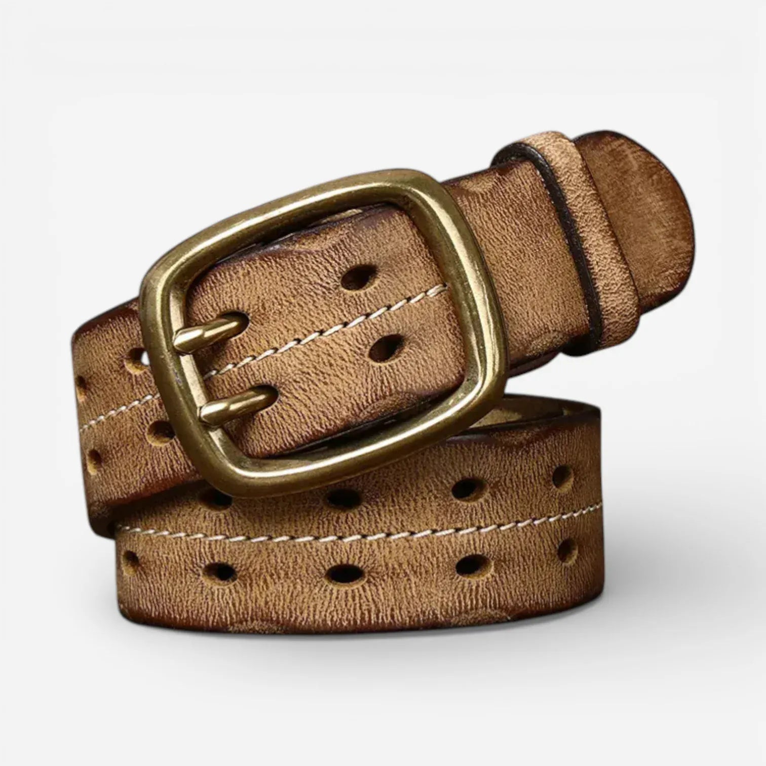 Maison de la Ceinture Camel / 105cm Ceinture cuir vintage homme – Rhovan