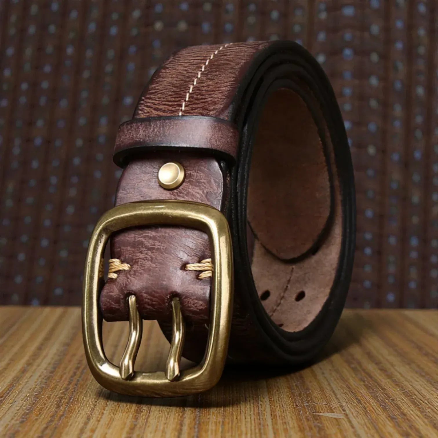 Maison de la Ceinture Ceinture cuir vintage homme – Rhovan