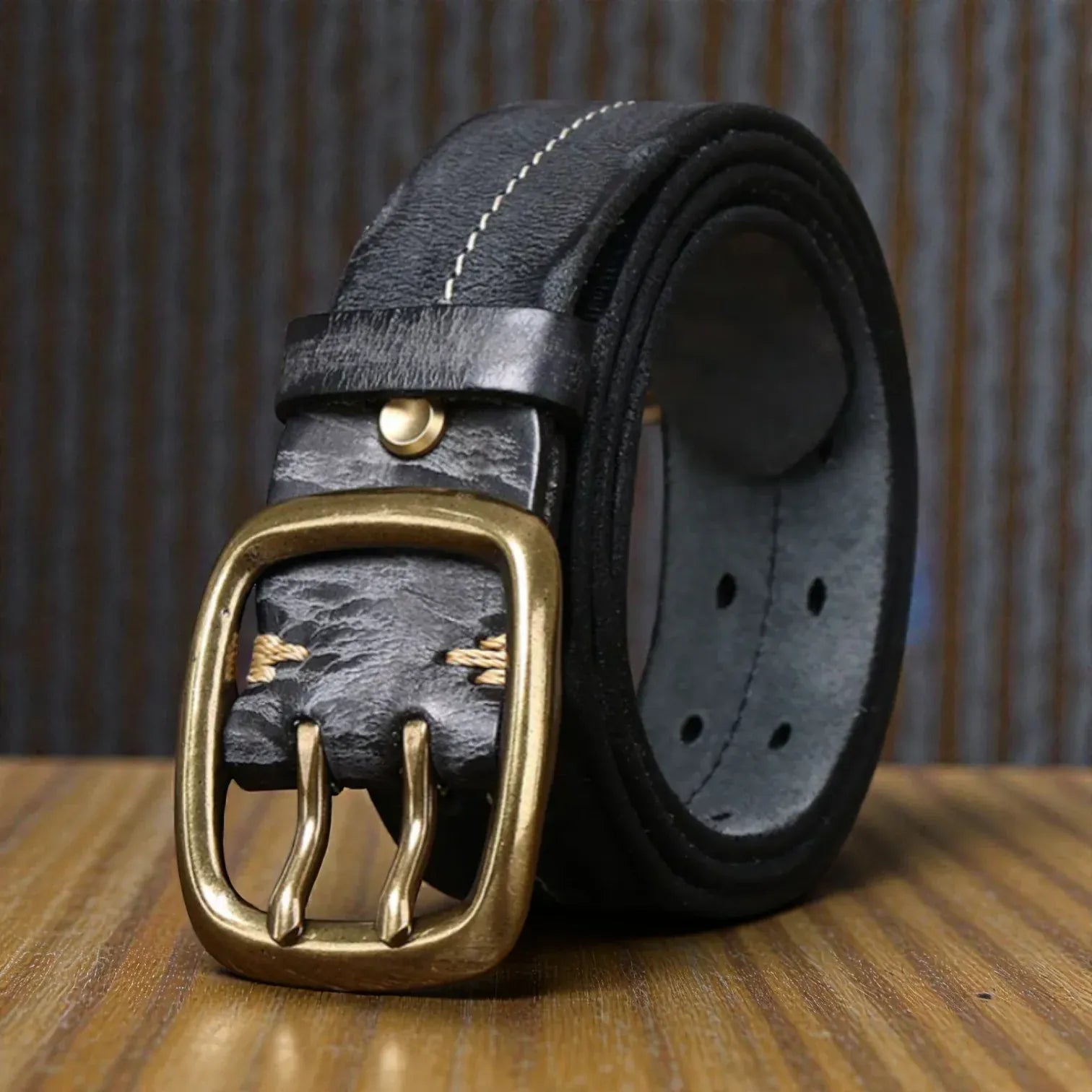 Maison de la Ceinture Ceinture cuir vintage homme – Rhovan