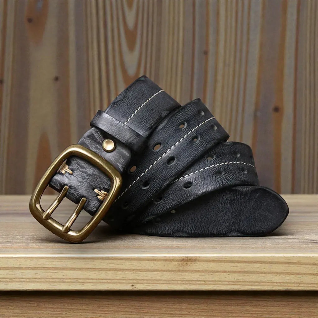 Maison de la Ceinture Ceinture cuir vintage homme – Rhovan