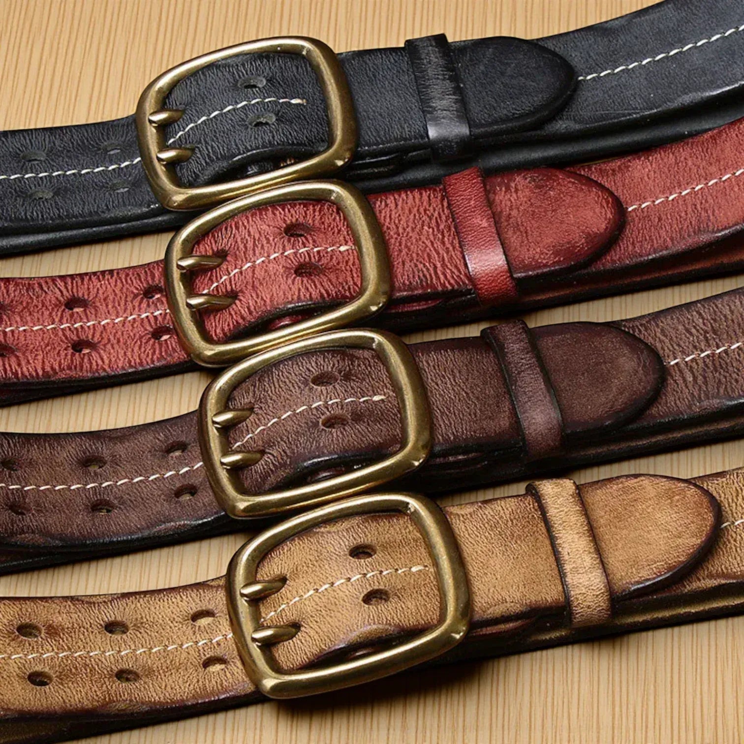 Maison de la Ceinture Ceinture cuir vintage homme – Rhovan