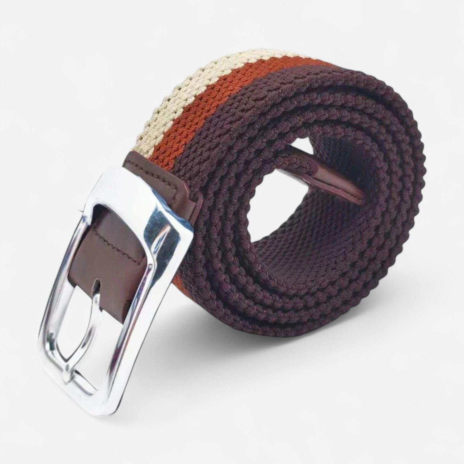 Maison de la Ceinture Café Marron Kaki / 110cm Ceinture élastique homme – Alven