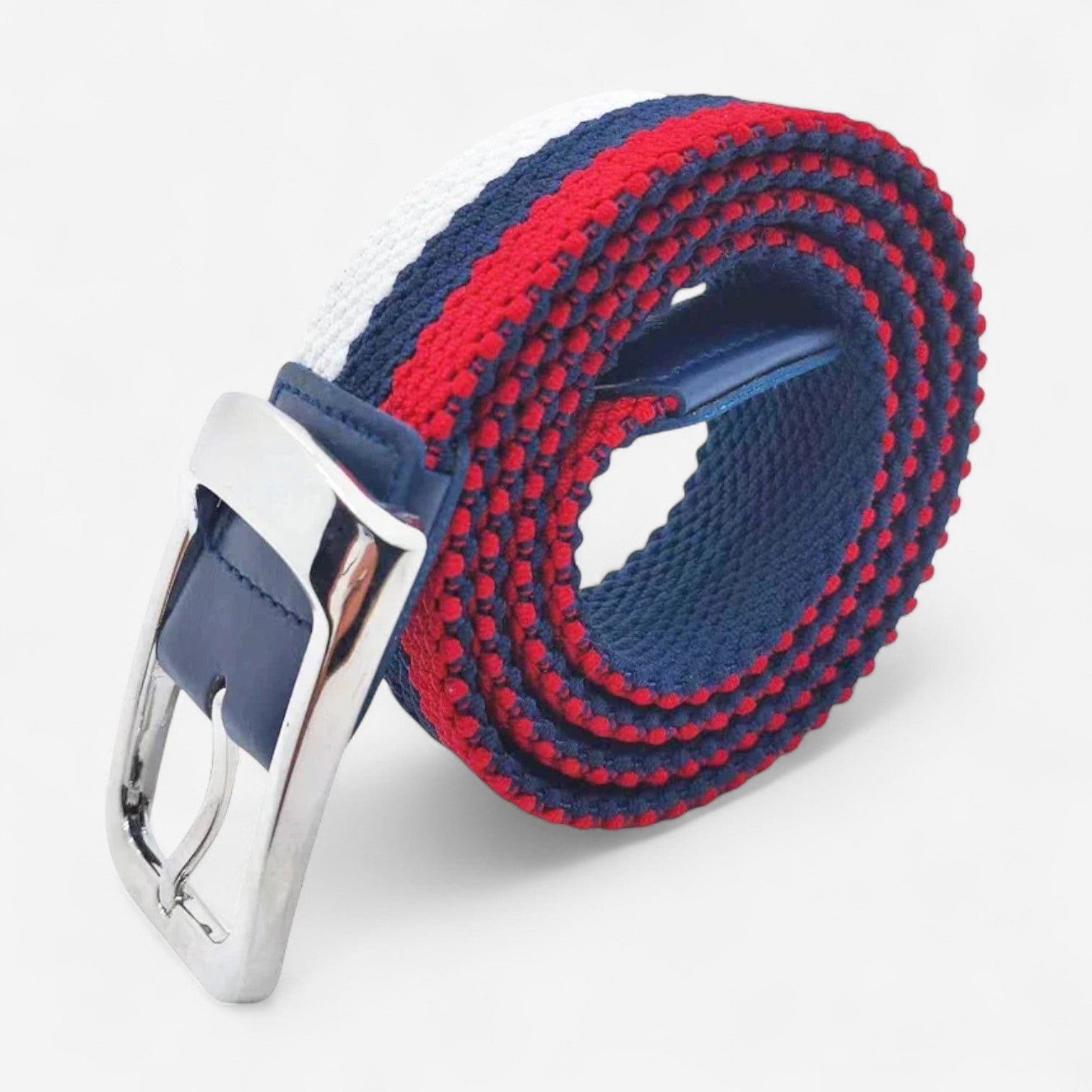 Maison de la Ceinture Rouge Bleu Blanc / 110cm Ceinture élastique homme – Alven