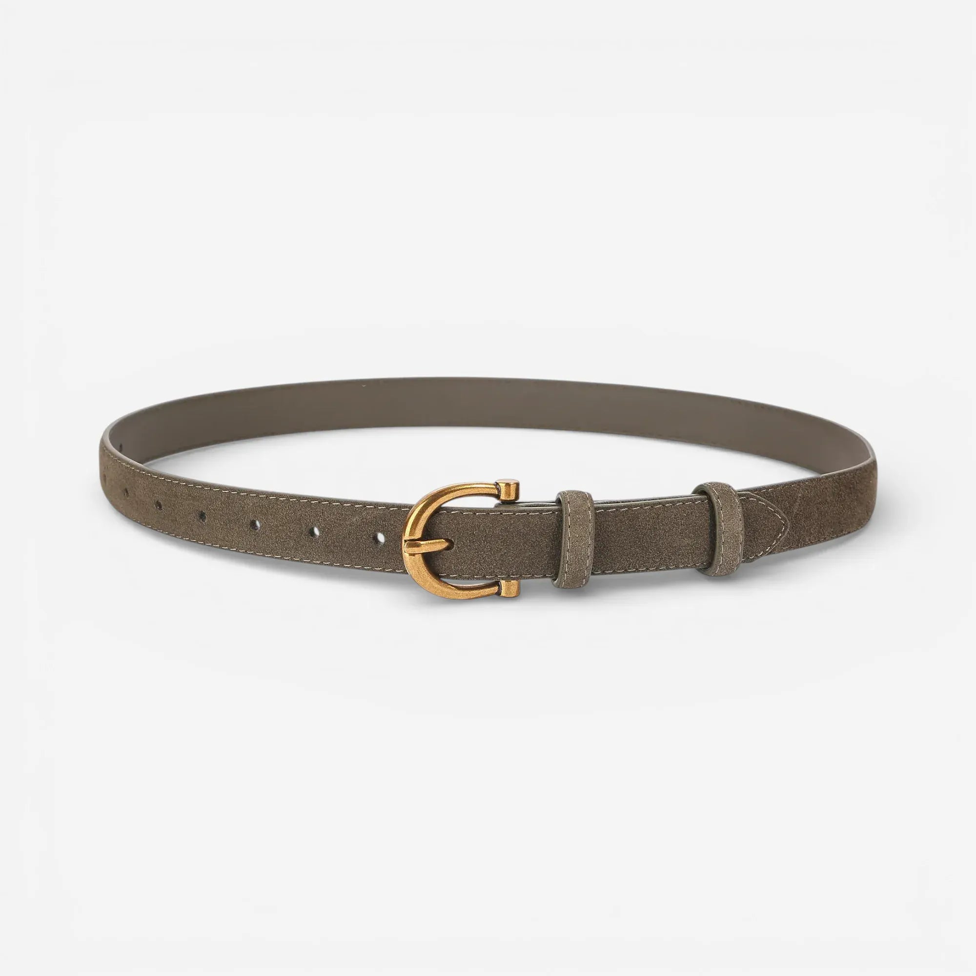 Maison de la Ceinture Vert / 100cm Ceinture en cuir suédé femme – Cendria