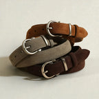 Maison de la Ceinture Ceinture en cuir suédé femme – Elvanna