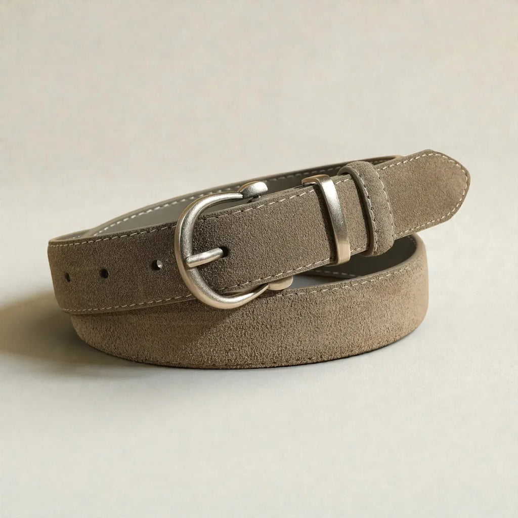 Maison de la Ceinture Ceinture en cuir suédé femme – Elvanna