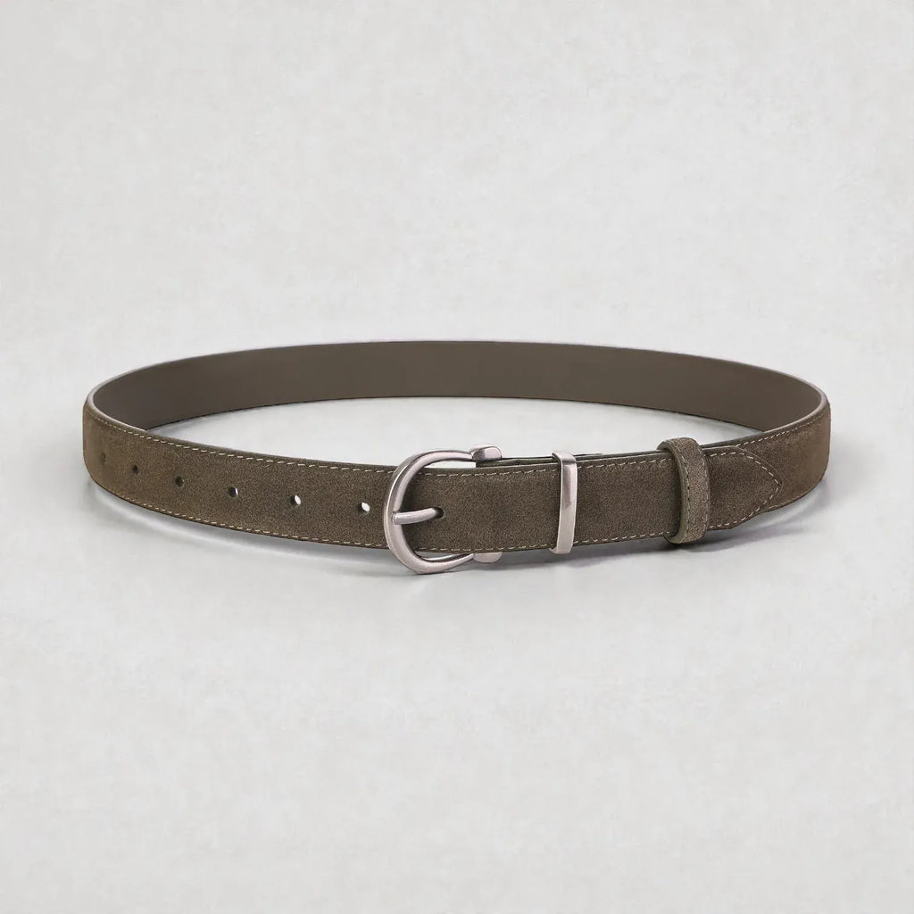 Maison de la Ceinture Vert / 100cm Ceinture en cuir suédé femme – Elvanna