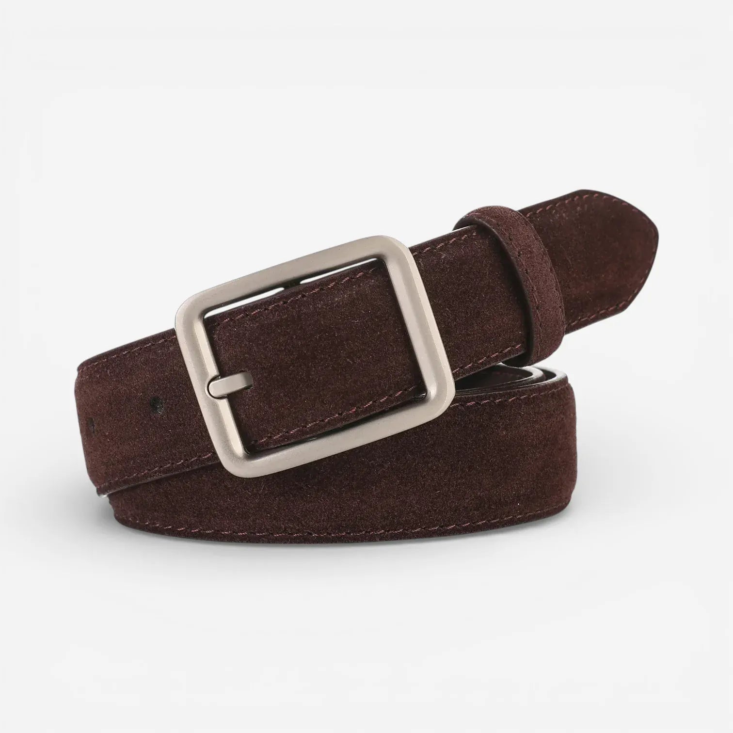 Maison de la Ceinture Café / 100cm Ceinture en cuir suédé femme – Sorelia