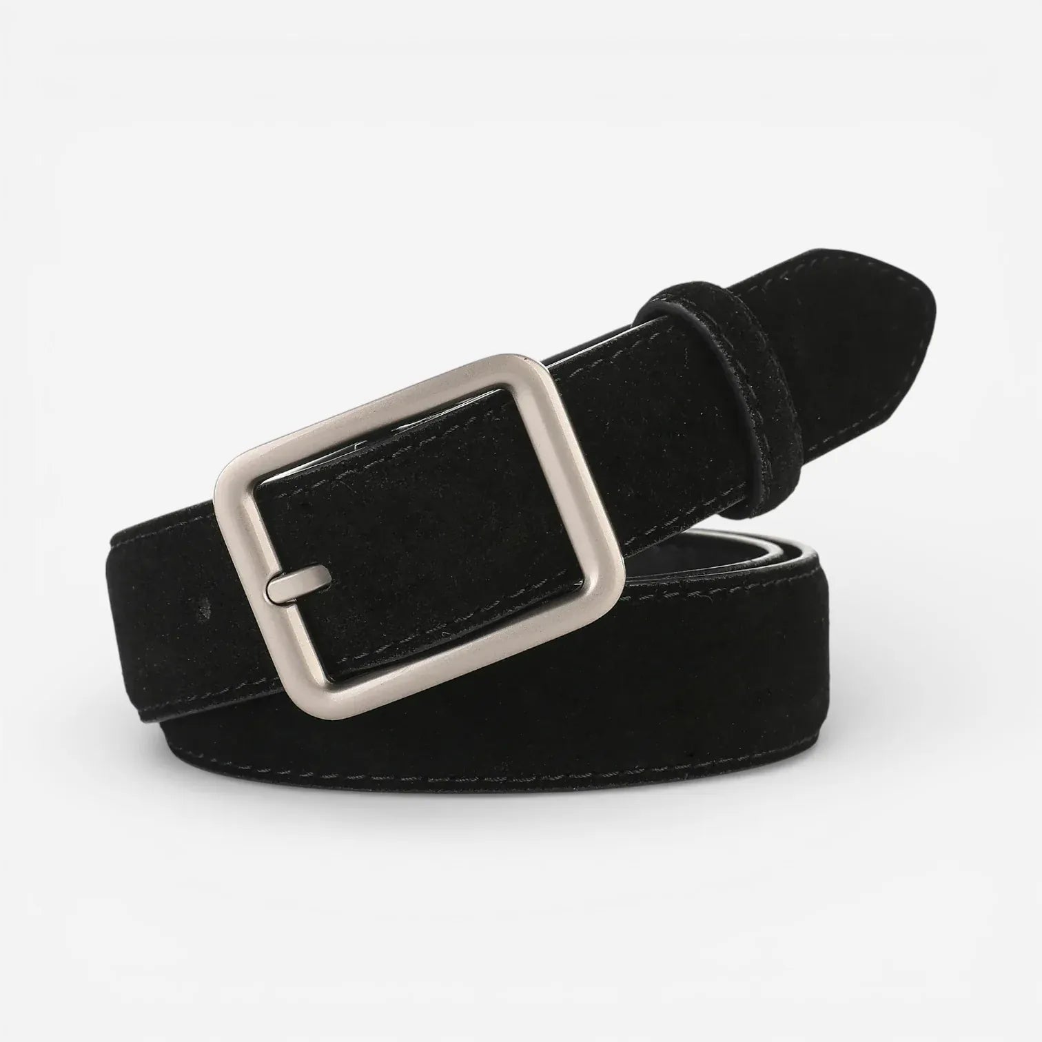 Maison de la Ceinture Noir / 100cm Ceinture en cuir suédé femme – Sorelia
