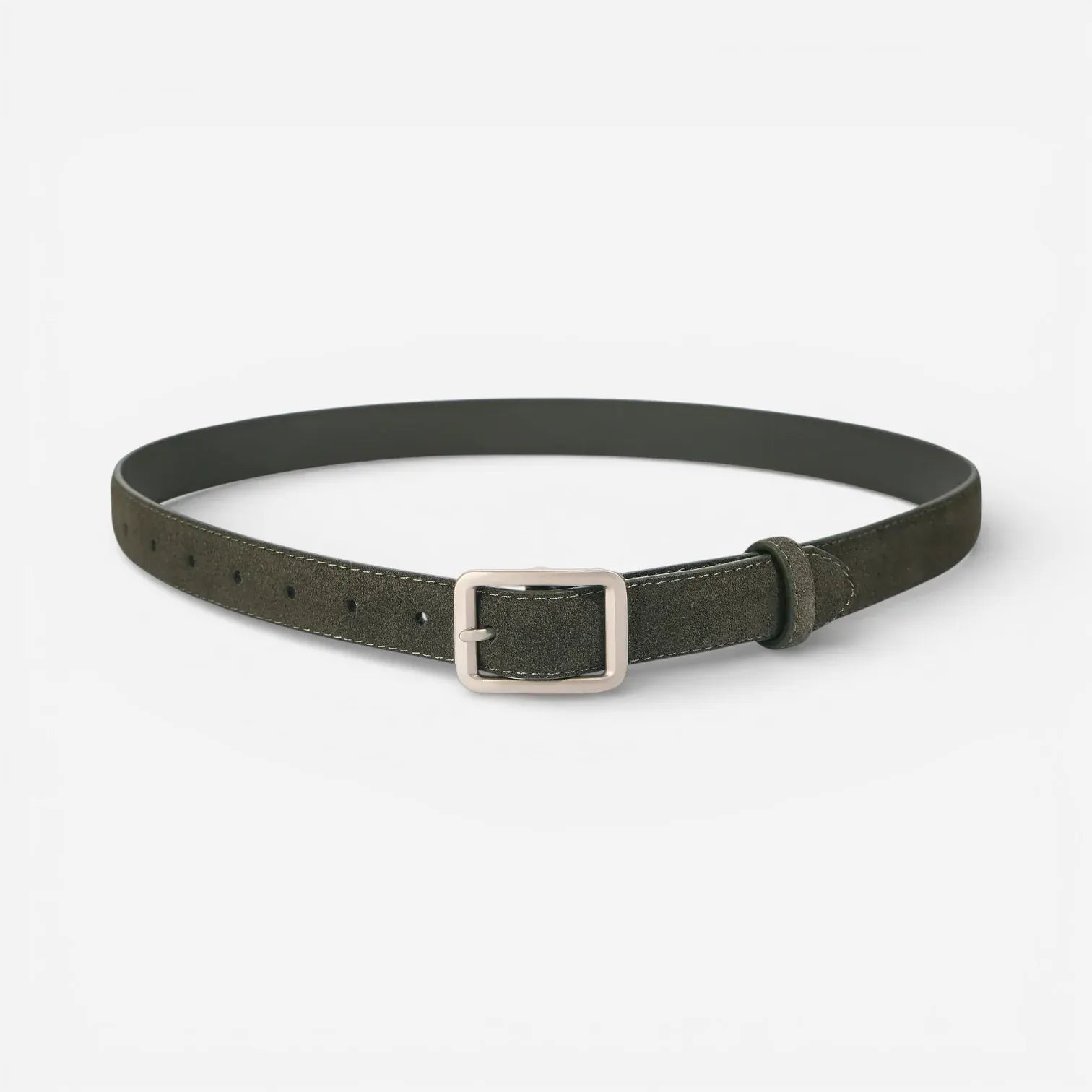 Maison de la Ceinture Vert / 100cm Ceinture en cuir suédé femme – Sorelia