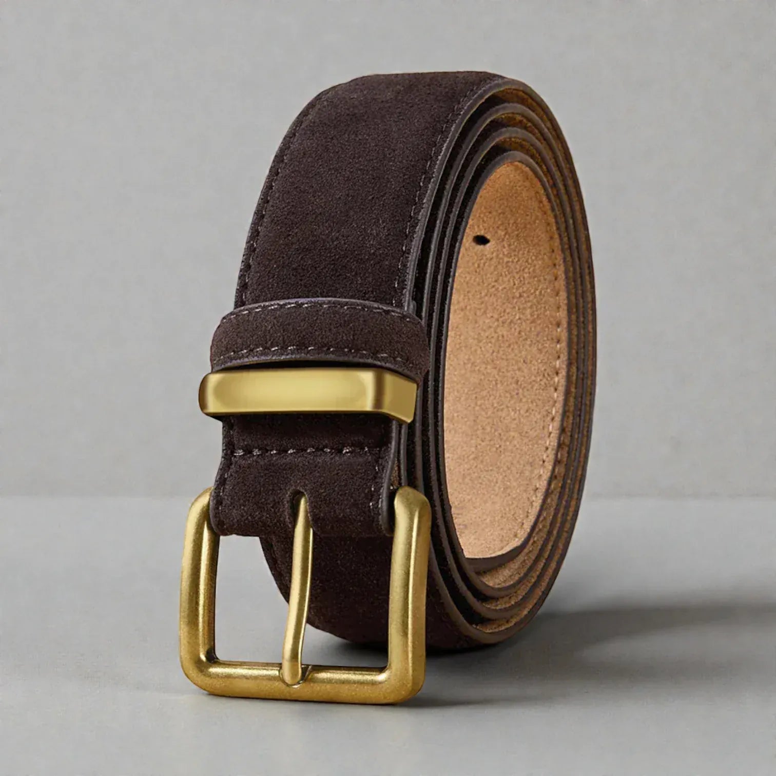 Maison de la Ceinture Noir / 100cm Ceinture en cuir suédé femme – Velsa