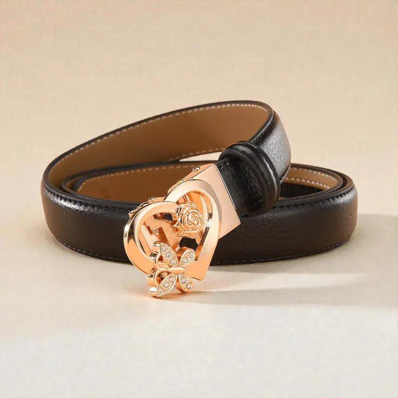 Maison de la Ceinture Coeur noir / 90cm Ceinture fantaisie femme – Rosélya