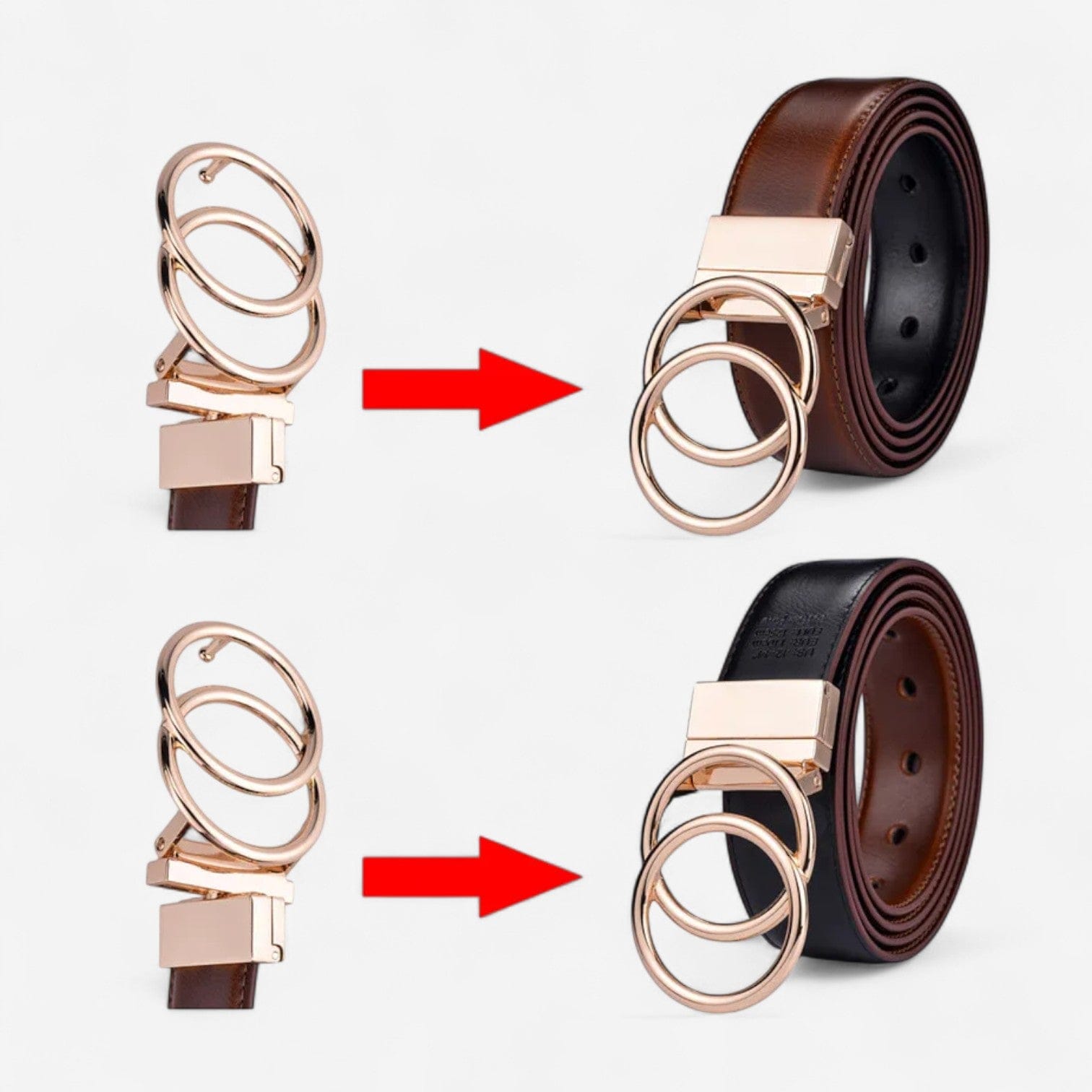 Maison de la Ceinture Ceinture femme réversible – Liorah