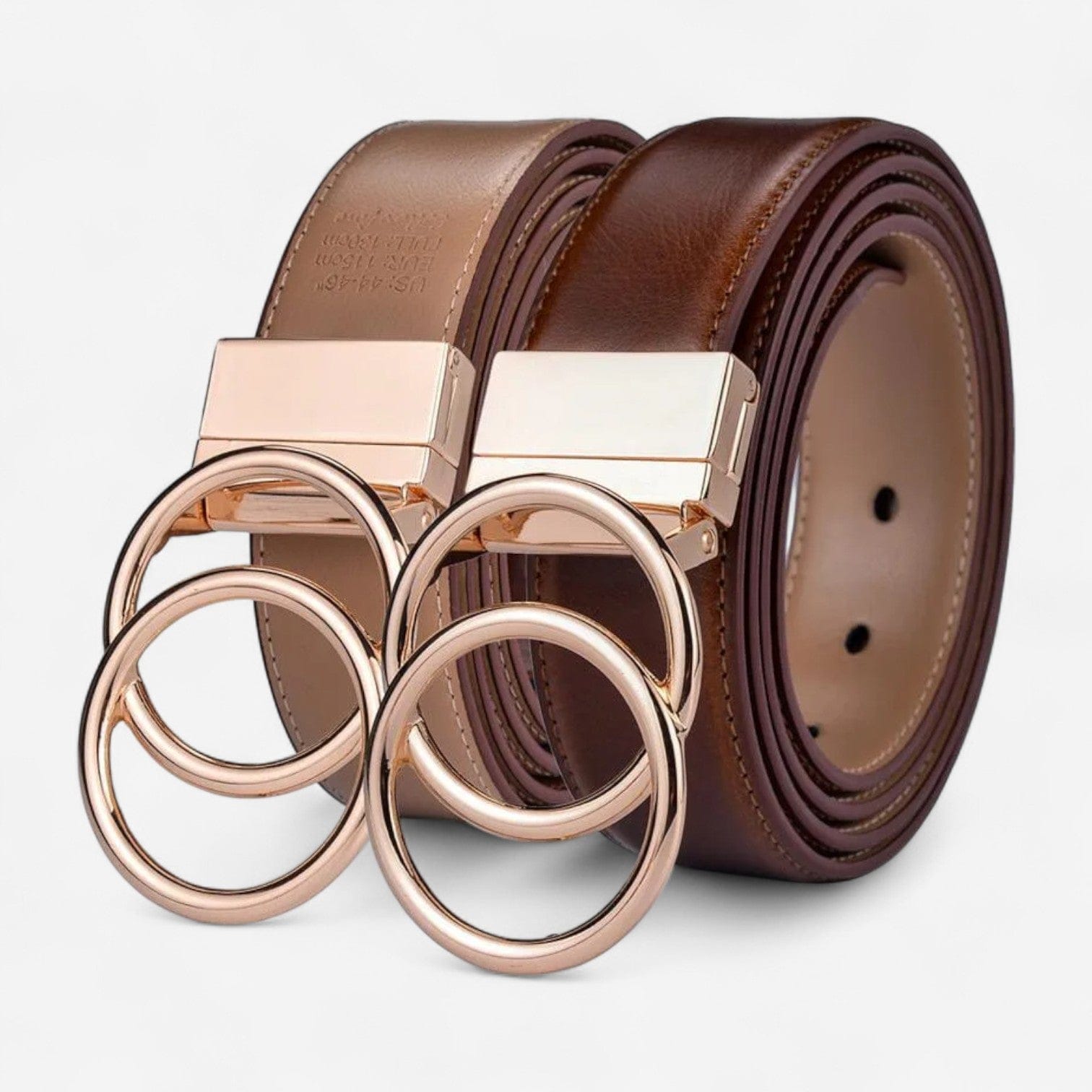 Maison de la Ceinture Marron - Kaki / 70cm Ceinture femme réversible – Liorah