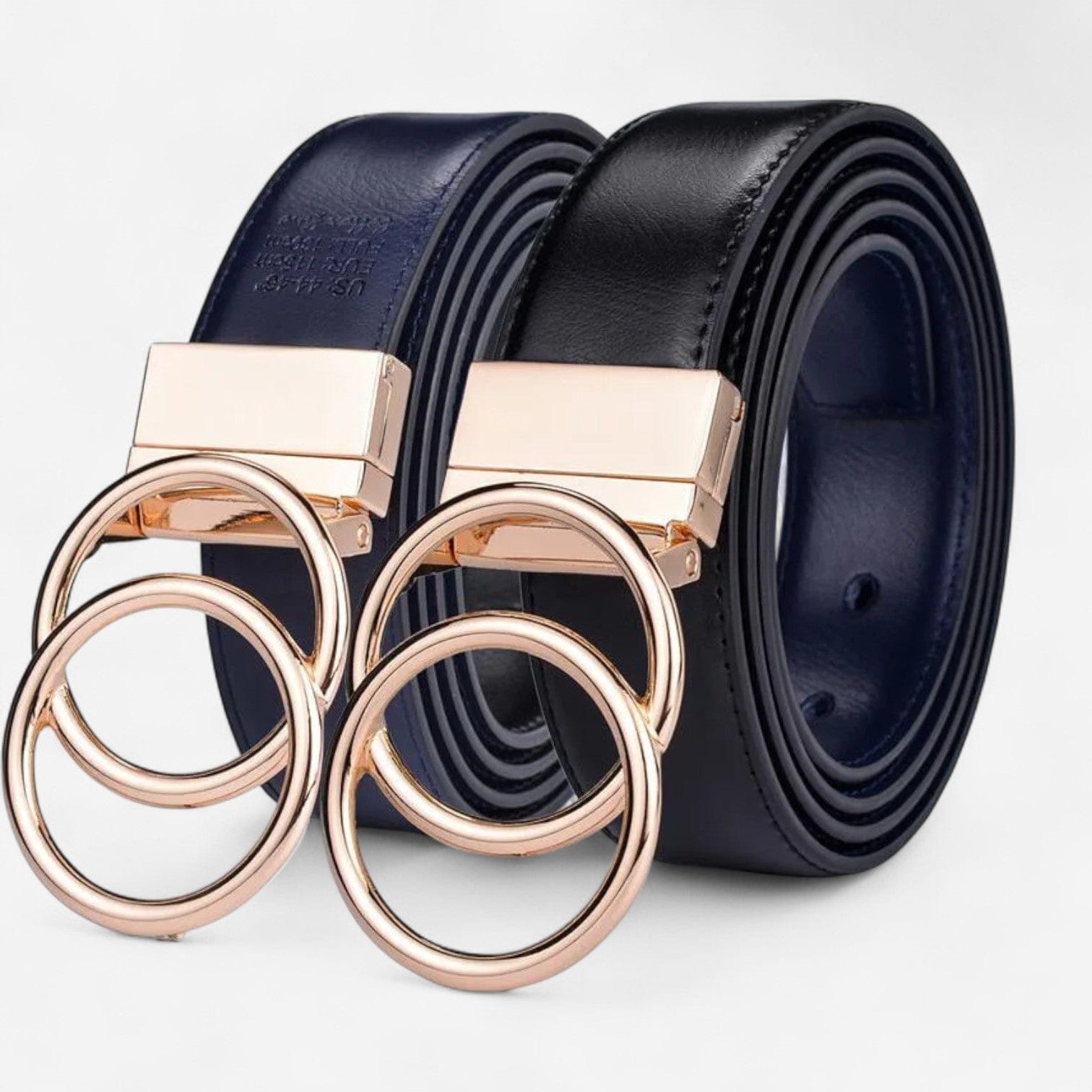 Maison de la Ceinture Noir - Bleu / 70cm Ceinture femme réversible – Liorah