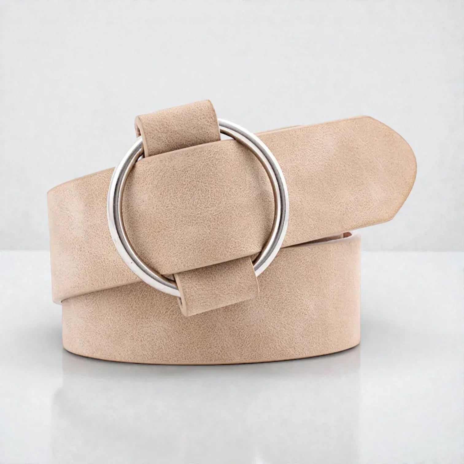 Maison de la Ceinture Beige / 105cm Ceinture femme simili cuir – Virelia