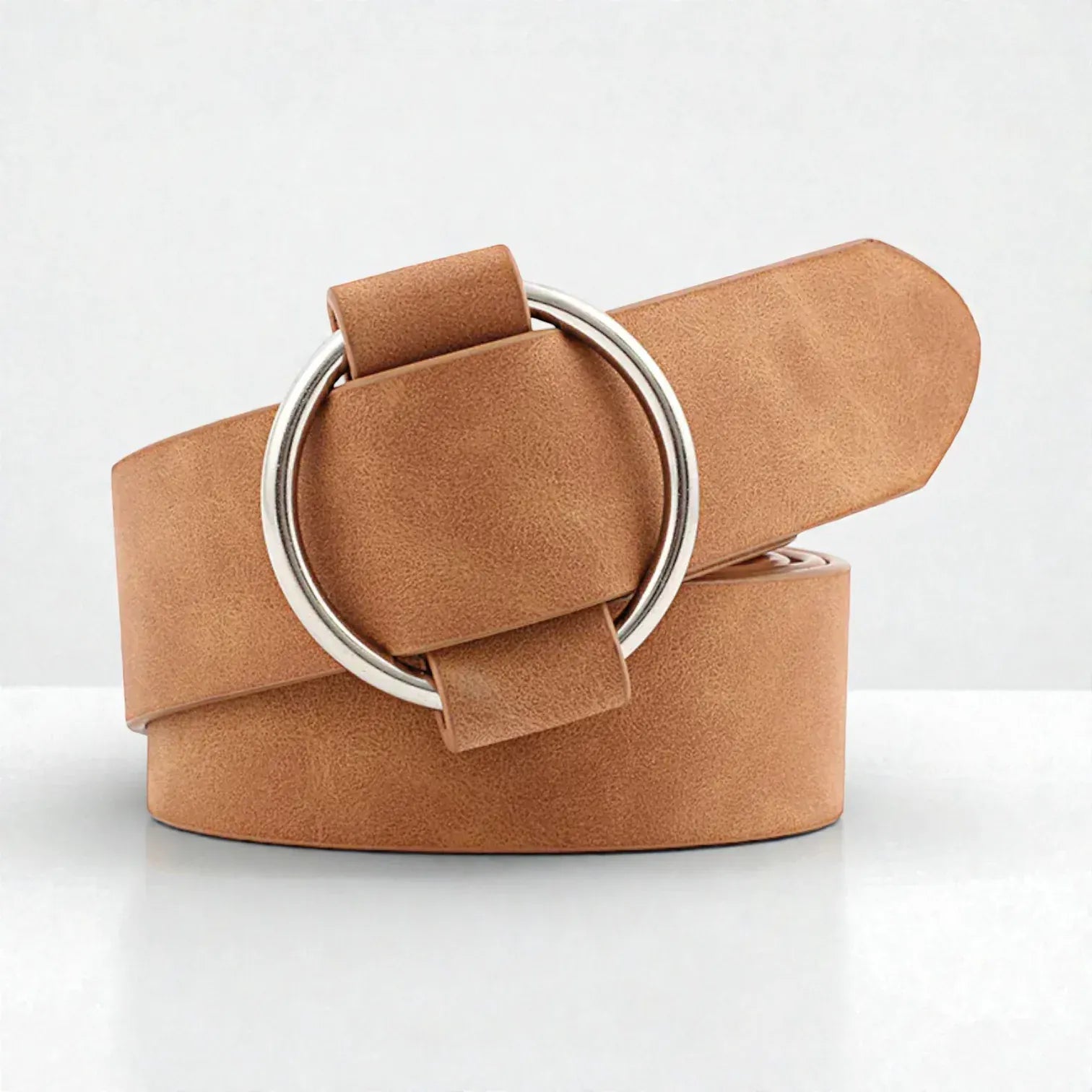 Maison de la Ceinture Camel / 105cm Ceinture femme simili cuir – Virelia