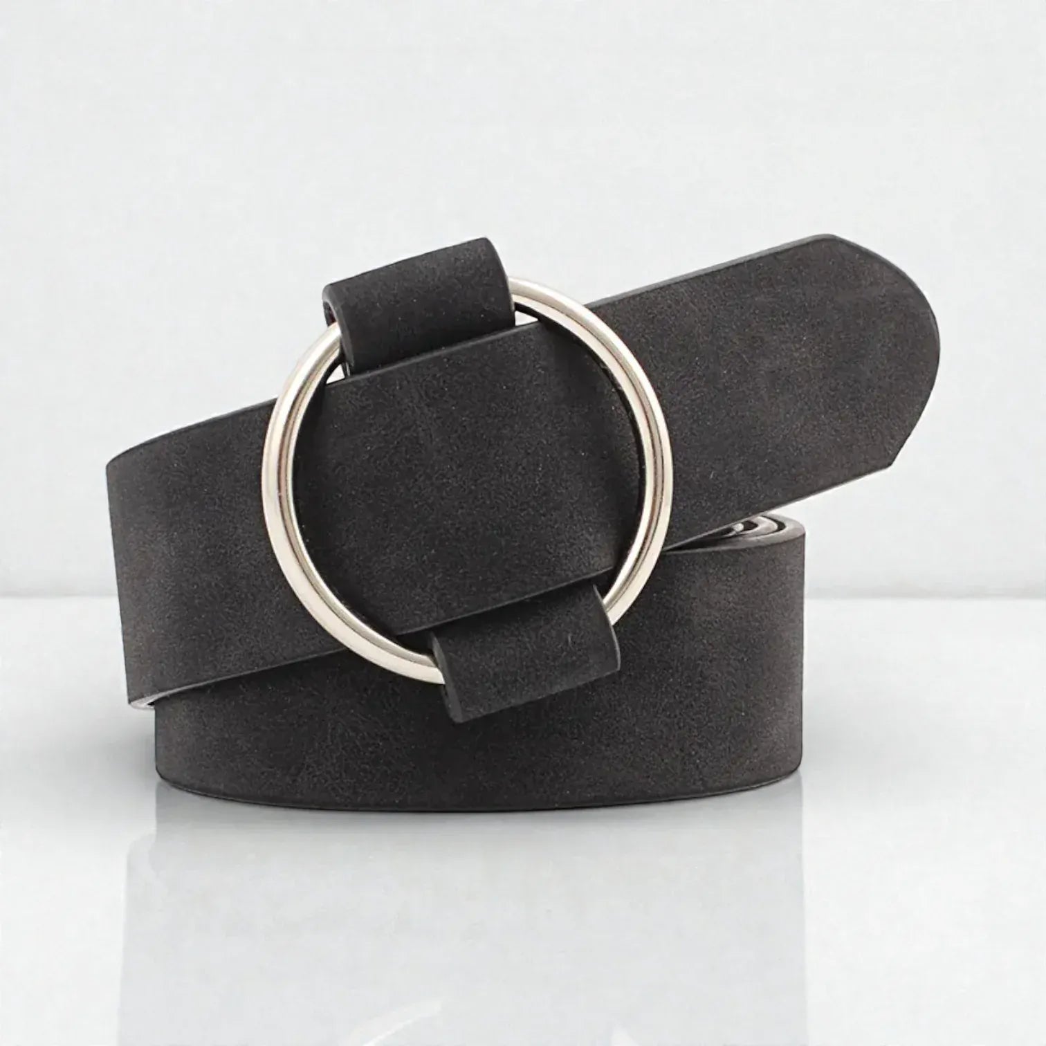 Maison de la Ceinture Noir / 105cm Ceinture femme simili cuir – Virelia