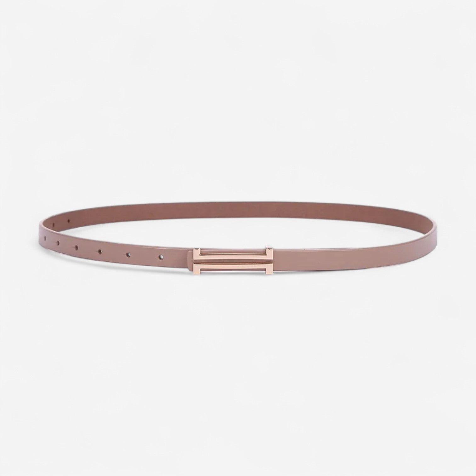 Maison de la Ceinture Beige / 105cm Ceinture fine femme – Isandra