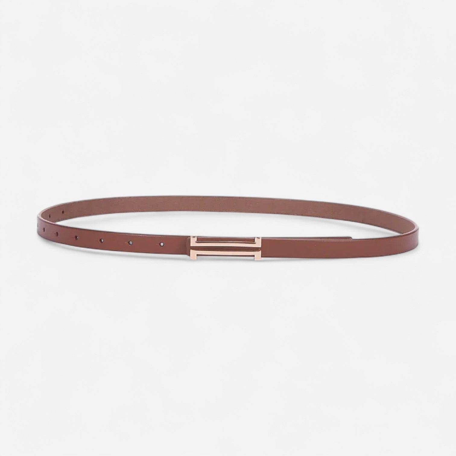Maison de la Ceinture Camel / 105cm Ceinture fine femme – Isandra