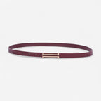 Maison de la Ceinture Marron / 105cm Ceinture fine femme – Isandra